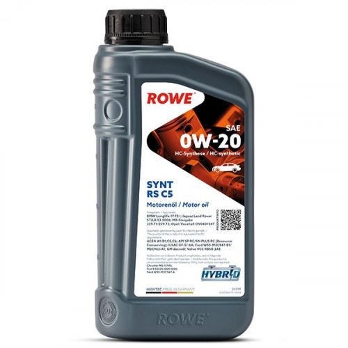 Rowe Engine Oils Hightec Synt RS C5 SAE 0W-20 (1 Lit) - 20379-0010-99