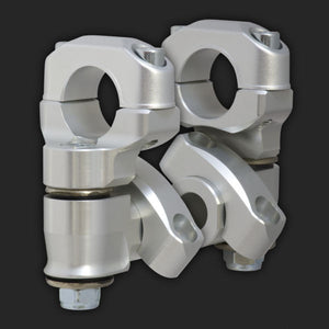Rox Pivoting Anti-Vibe Handlebar Risers 51mm Rise 32mm Handlebar Anodized Aluminium - 1R-AV2GSA