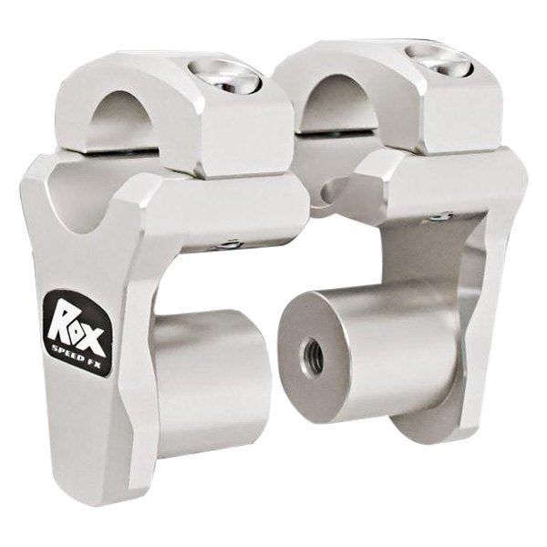 Rox Pivoting Handlebar Risers – 44mm Rise 28.5mm Handlebar – Anodized Aluminium -3R-P2PPL