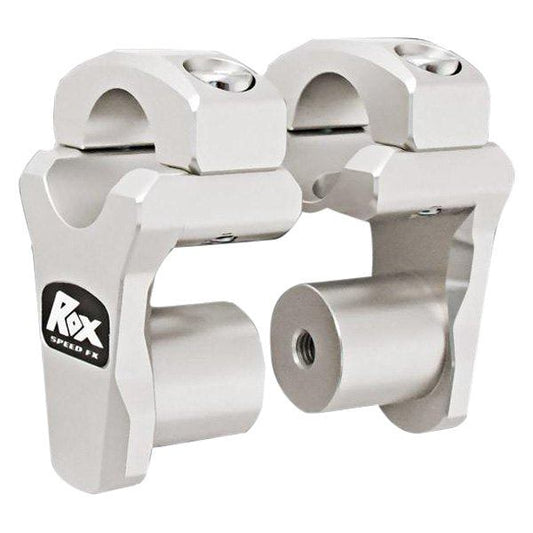 Rox Pivoting Handlebar Risers – 44mm Rise 28.5mm Handlebar – Anodized Aluminium -3R-P2PPL