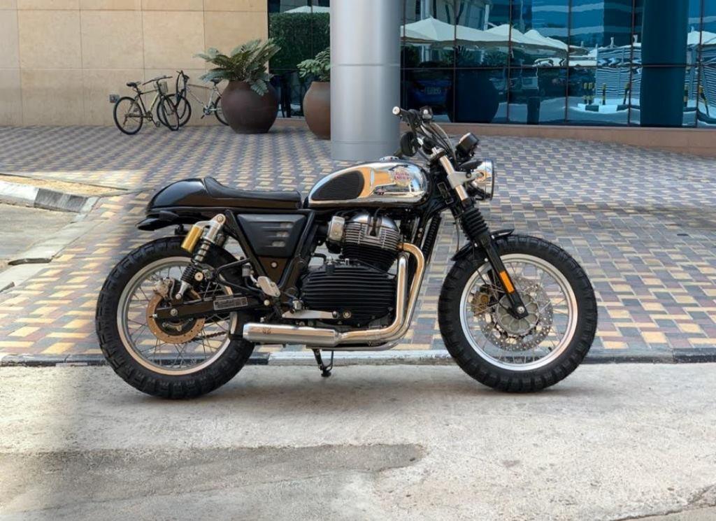 Royal Enfield-2 x 1 Full System Exhaust with SHORT CAN - Interceptor 650 / Continental GT 650 - SS Motocorp