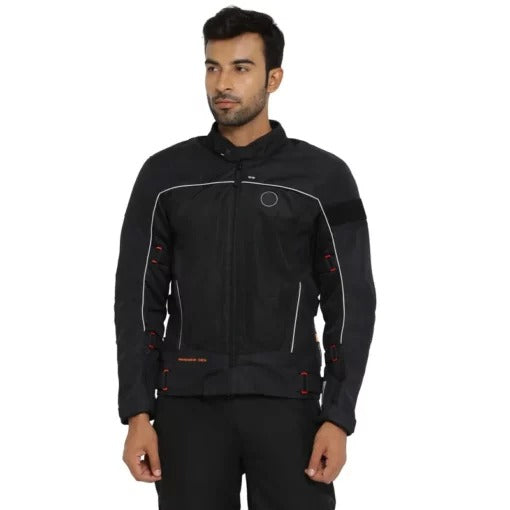 Royal Enfield Explorer V4 Pro Black Riding Jacket