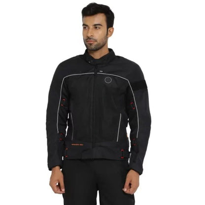 Royal Enfield Explorer V4 Pro Black Riding Jacket