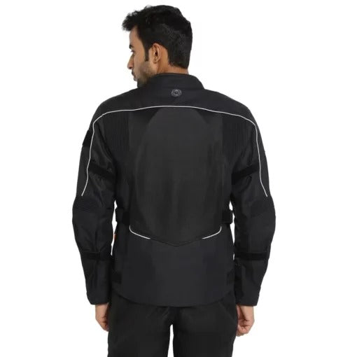 Royal Enfield Explorer V4 Pro Black Riding Jacket