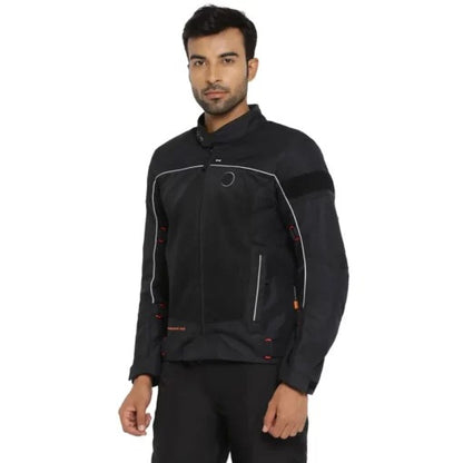 Royal Enfield Explorer V4 Pro Black Riding Jacket