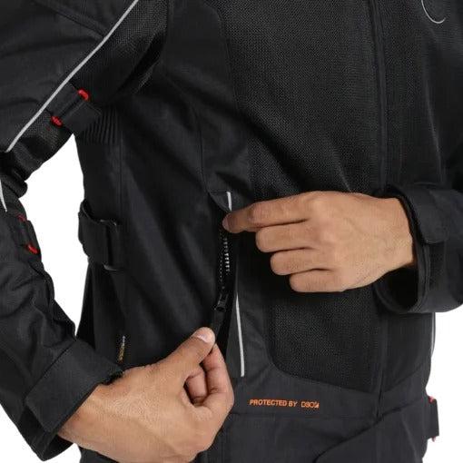Royal Enfield Explorer V4 Pro Black Riding Jacket