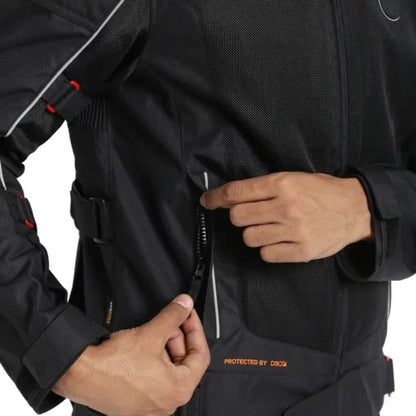 Royal Enfield Explorer V4 Pro Black Riding Jacket