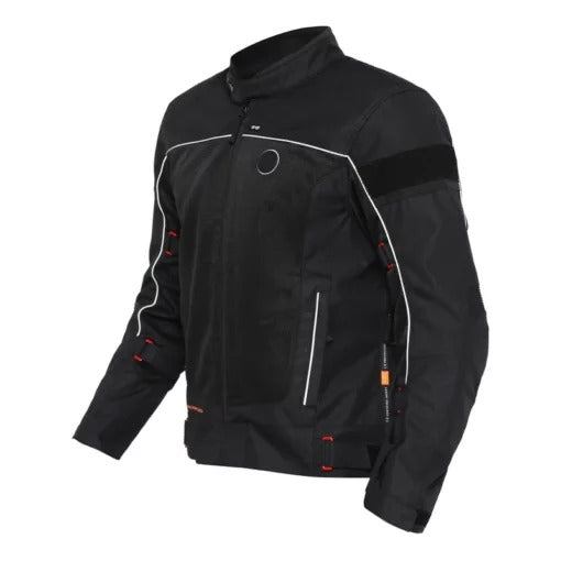 Royal Enfield Explorer V4 Pro Black Riding Jacket