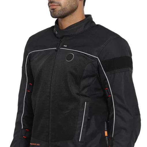 Royal Enfield Explorer V4 Pro Black Riding Jacket