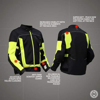 Royal Enfield Explorer V4 Pro Green Riding Jacket