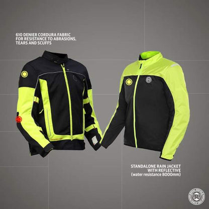 Royal Enfield Explorer V4 Pro Green Riding Jacket