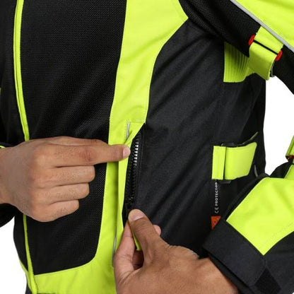 Royal Enfield Explorer V4 Pro Green Riding Jacket