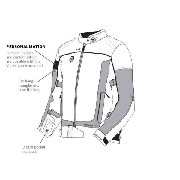 Royal Enfield Explorer V4 Pro Grey Riding Jacket