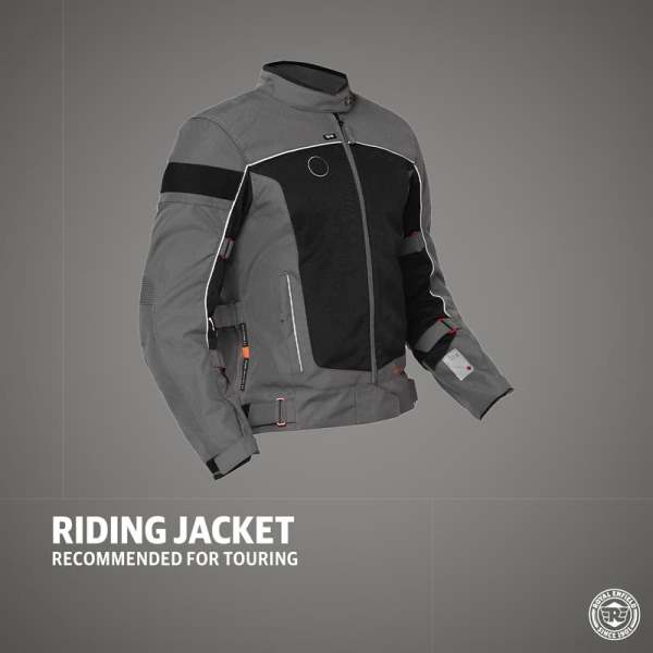 Royal Enfield Explorer V4 Pro Grey Riding Jacket