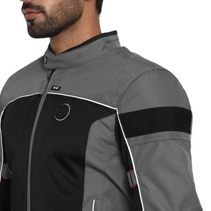 Royal Enfield Explorer V4 Pro Grey Riding Jacket