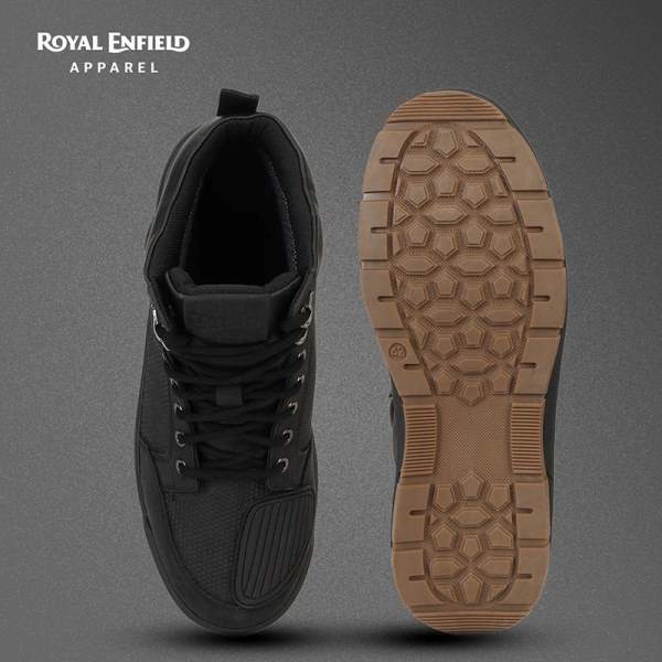 Royal Enfield - Nomad Waterproof Mid Ankle Boots (Black)