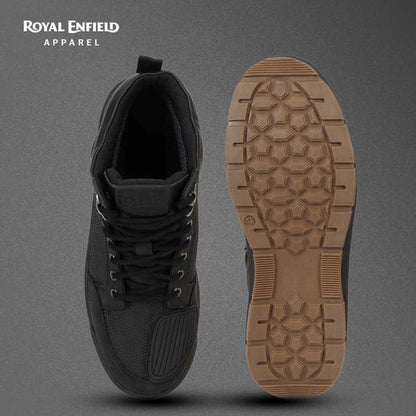 Royal Enfield - Nomad Waterproof Mid Ankle Boots (Black)