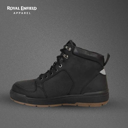 Royal Enfield - Nomad Waterproof Mid Ankle Boots (Black)