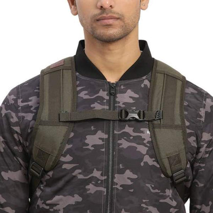 Royal Enfield Raveller Backpack Dark Olive & Brown