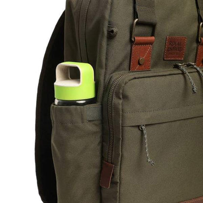 Royal Enfield Raveller Backpack Dark Olive &amp; Brown