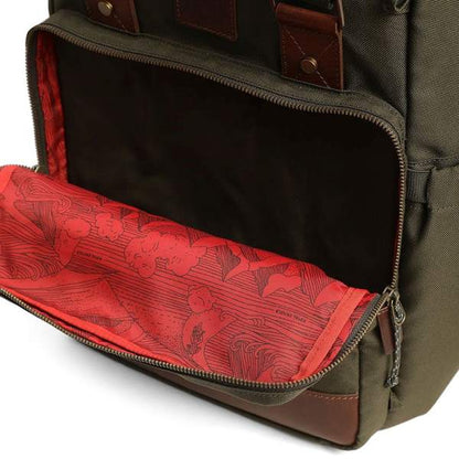 Royal Enfield Raveller Backpack Dark Olive &amp; Brown