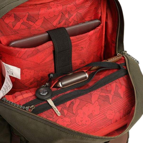 Royal Enfield Raveller Backpack Dark Olive &amp; Brown