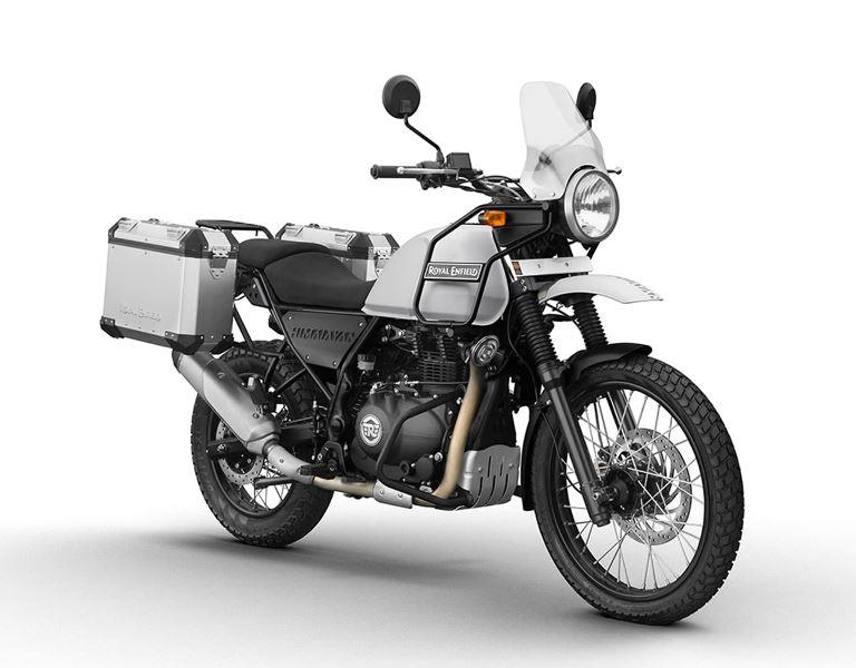 Royal Enfield-Silver Adventure Panniers for Scram 440-1990274