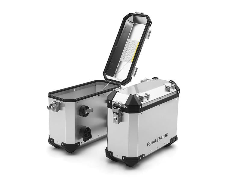 Royal Enfield-Silver Adventure Panniers for Himalayan-1990274