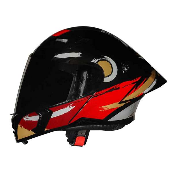 Royal Enfield Stealth Modular Helmet (Brushed Gloss-Red)