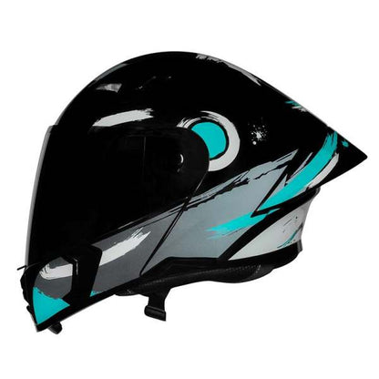 Royal Enfield Stealth Modular Helmet (Brushed Gloss-Teal)