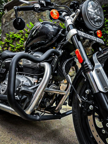 Royal Enfield Super Meteor 650 2 x 2 Full System Exhaust - SS Motocorp - Riders Junction