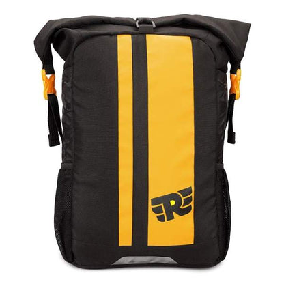 Royal Enfield ThikThin Stripes Roll Top Backpack - Yellow