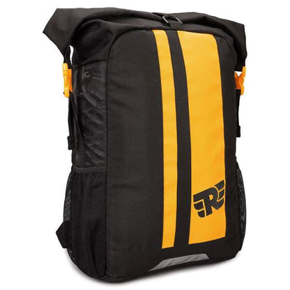 Royal Enfield Thik/Thin Stripes Roll Top Backpack - Yellow