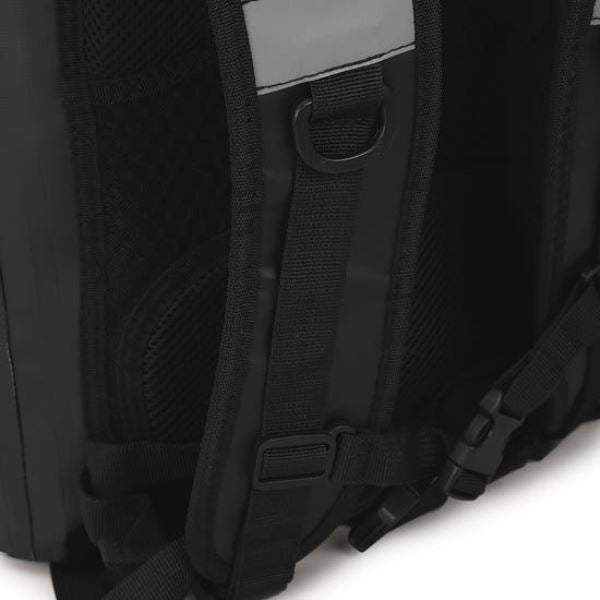 Royal Enfield Tru Dry Waterproof Roll Top Backpack - Black