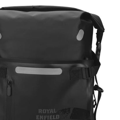 Royal Enfield Tru Dry Waterproof Roll Top Backpack 25L - Black