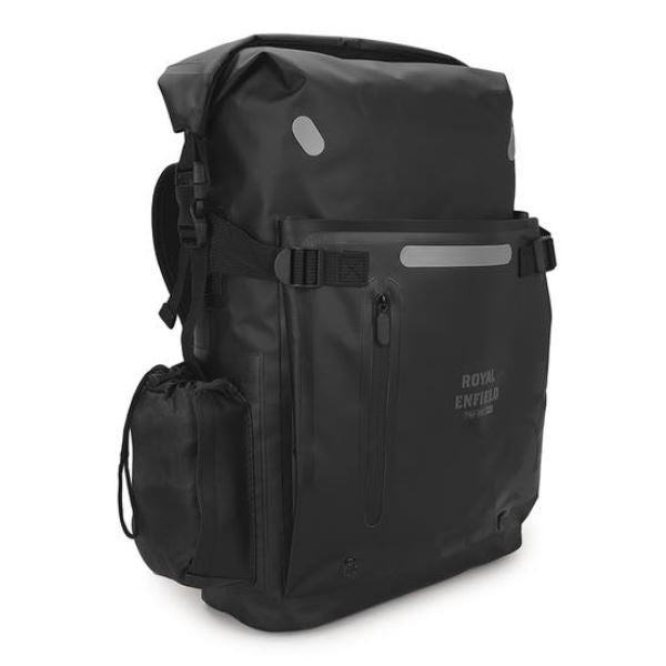 Royal Enfield Tru Dry Waterproof Roll Top Backpack 25L - Black