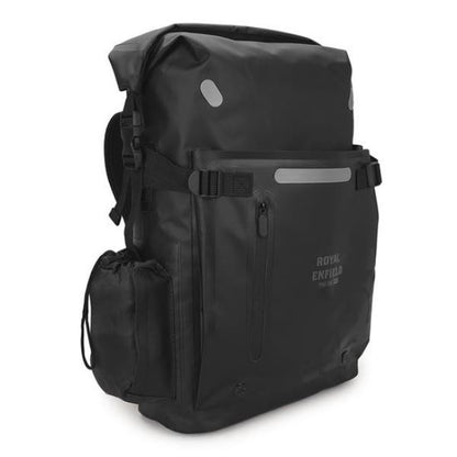 Royal Enfield Tru Dry Waterproof Roll Top Backpack 25L - Black