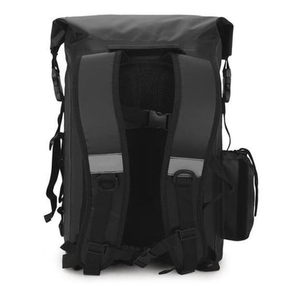Royal Enfield Tru Dry Waterproof Roll Top Backpack 25L - Black