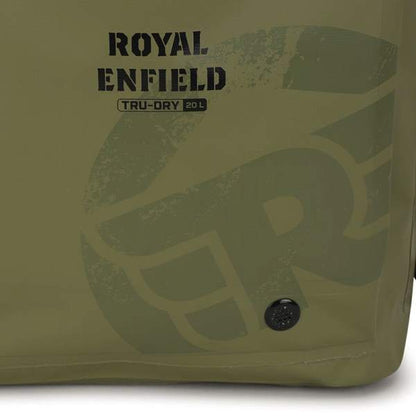 Royal Enfield Tru Dry Waterproof Roll Top Backpack - Green