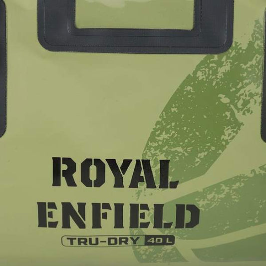 Royal Enfield Tru Dry Waterproof Roll Top Duffel Bag - Green
