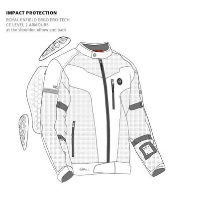 Royal Enfield Windfarer V2 Riding Jacket Black