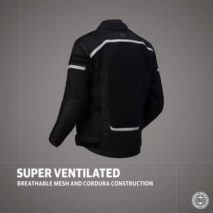 Royal Enfield Windfarer V2 Riding Jacket Black