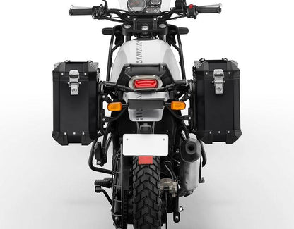 Royal Enfield – Black Adventure Panniers for Scram 440-1990276
