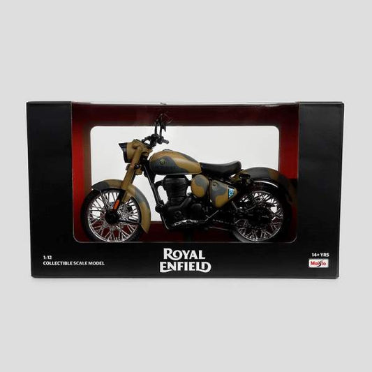 Royal Enfield 1:12 New Classic 350 Scale Model (Commando Sand)