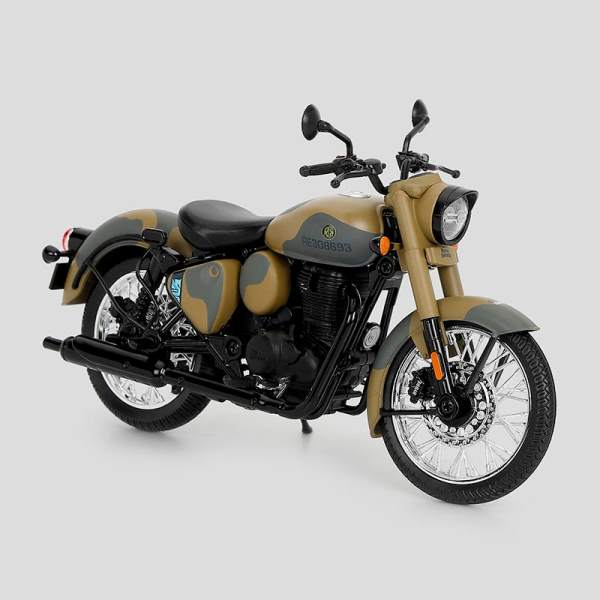 Royal Enfield 1:12 New Classic 350 Scale Model (Commando Sand)