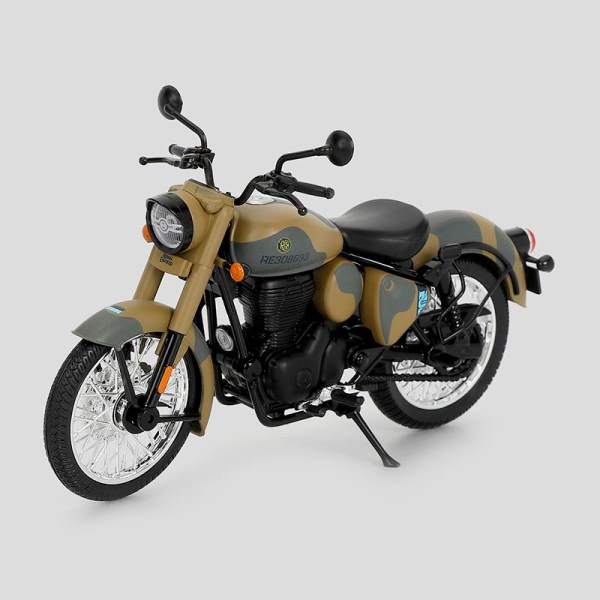 Royal Enfield 1:12 New Classic 350 Scale Model (Commando Sand)