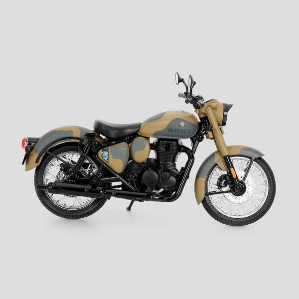 Royal Enfield 1:12 New Classic 350 Scale Model (Commando Sand)