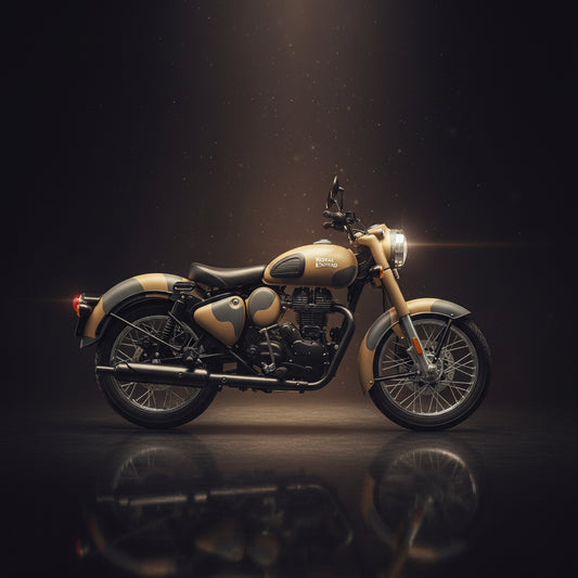 Royal Enfield 1:12 New Classic 350 Scale Model (Commando Sand)