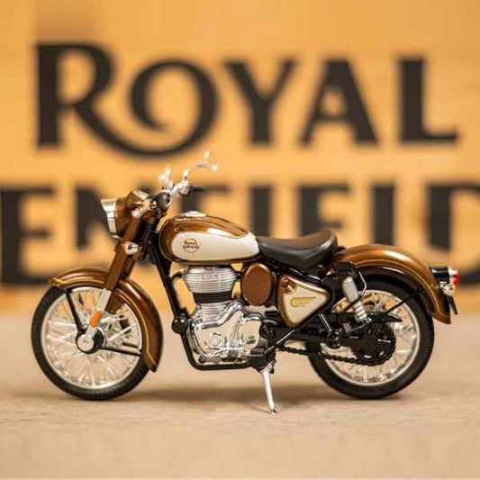 Royal Enfield 112 New Classic 350 Scale Model (Medallion Bronze)