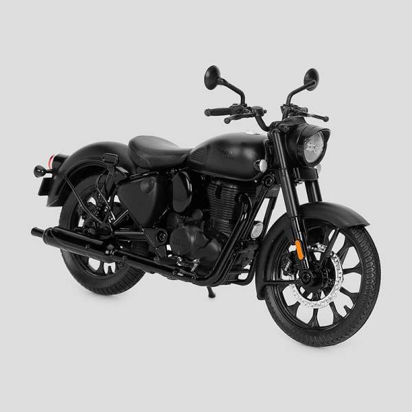 Royal Enfield 1:12 New Classic 350 Scale Model (Stealth Black)